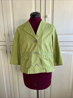 Cropped cotton jacket